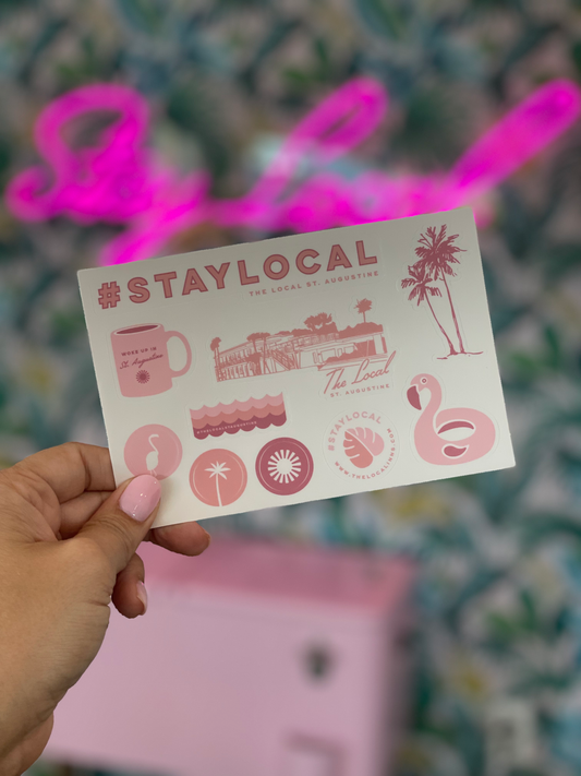 Stay Local Sticker Sheet